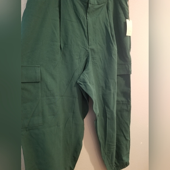 Women's High-Rise Ankle Jogger Pants - A New Day Teal 17 - Picture 4 of 6
